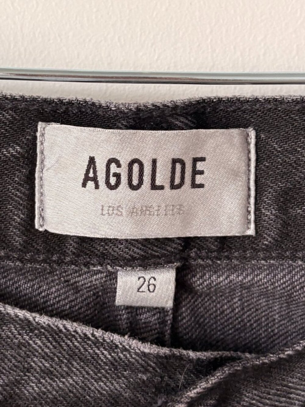 AGOLDE Charcoal Denim Jeans Size 26